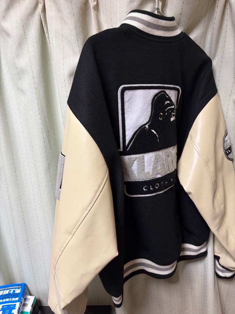 XLARGE スタジャン M 黒/白