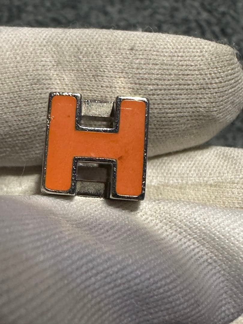 HERMES　エルメス　Hキューブ　ペンダントトップ　チャームのみ