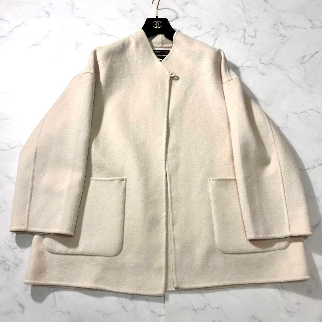 ZARA ZW WOOL COLLECTION ウールケープコート 今期完売品