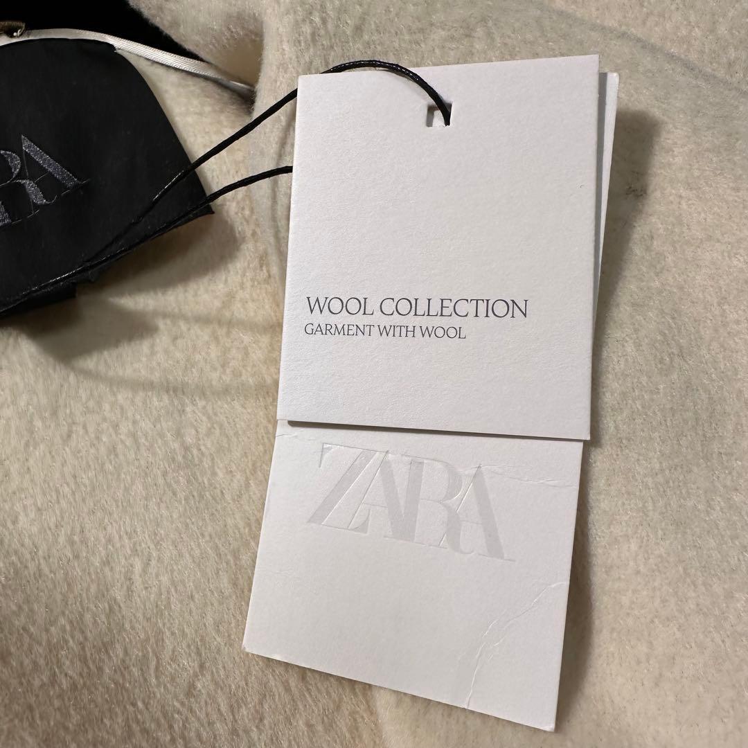 ZARA ZW WOOL COLLECTION ウールケープコート 今期完売品