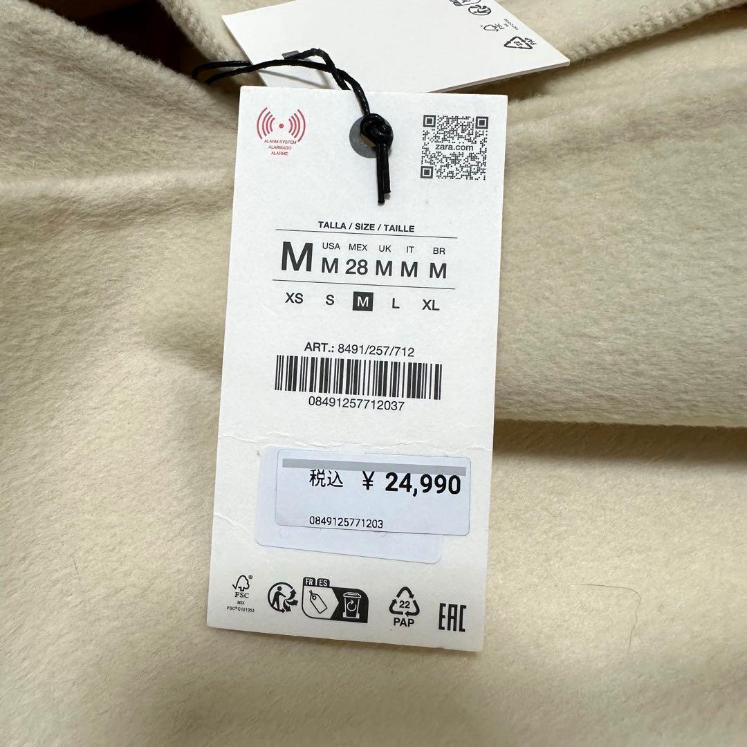 ZARA ZW WOOL COLLECTION ウールケープコート 今期完売品