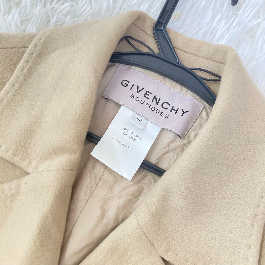 GIVENCHY チェスターコート ベージュ カシミア100% サイズ40