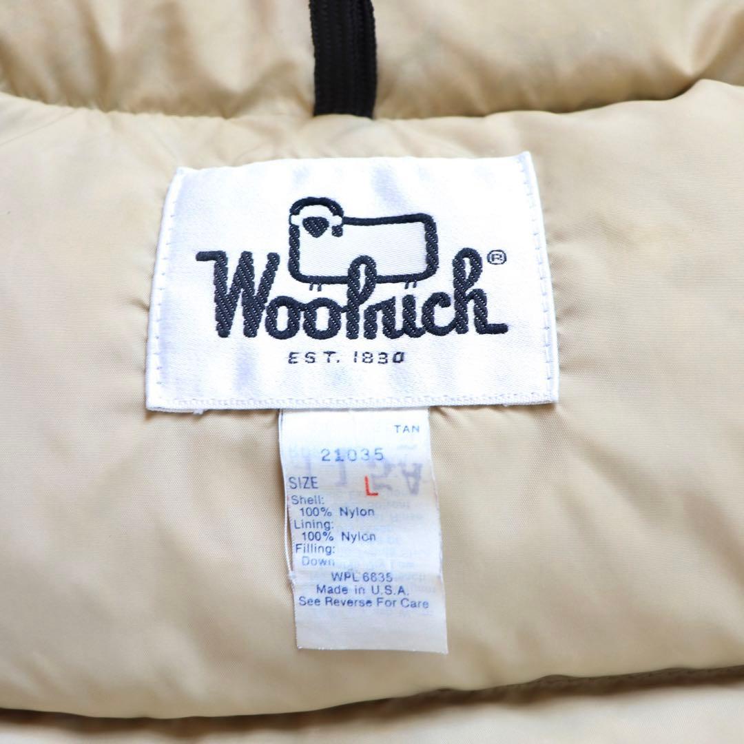 レアカラー USA製 70s Woolrich ウールリッチ ダウンベスト L