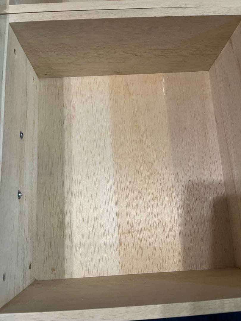 アンティーク　ホワイト家具木製チェスト 5段　ロココ調