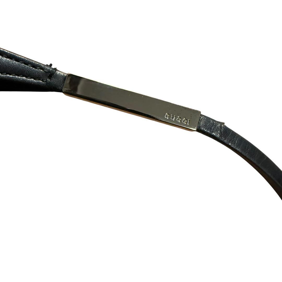 バッグ GUCCI Tom Ford Black Leather Shoulderbag