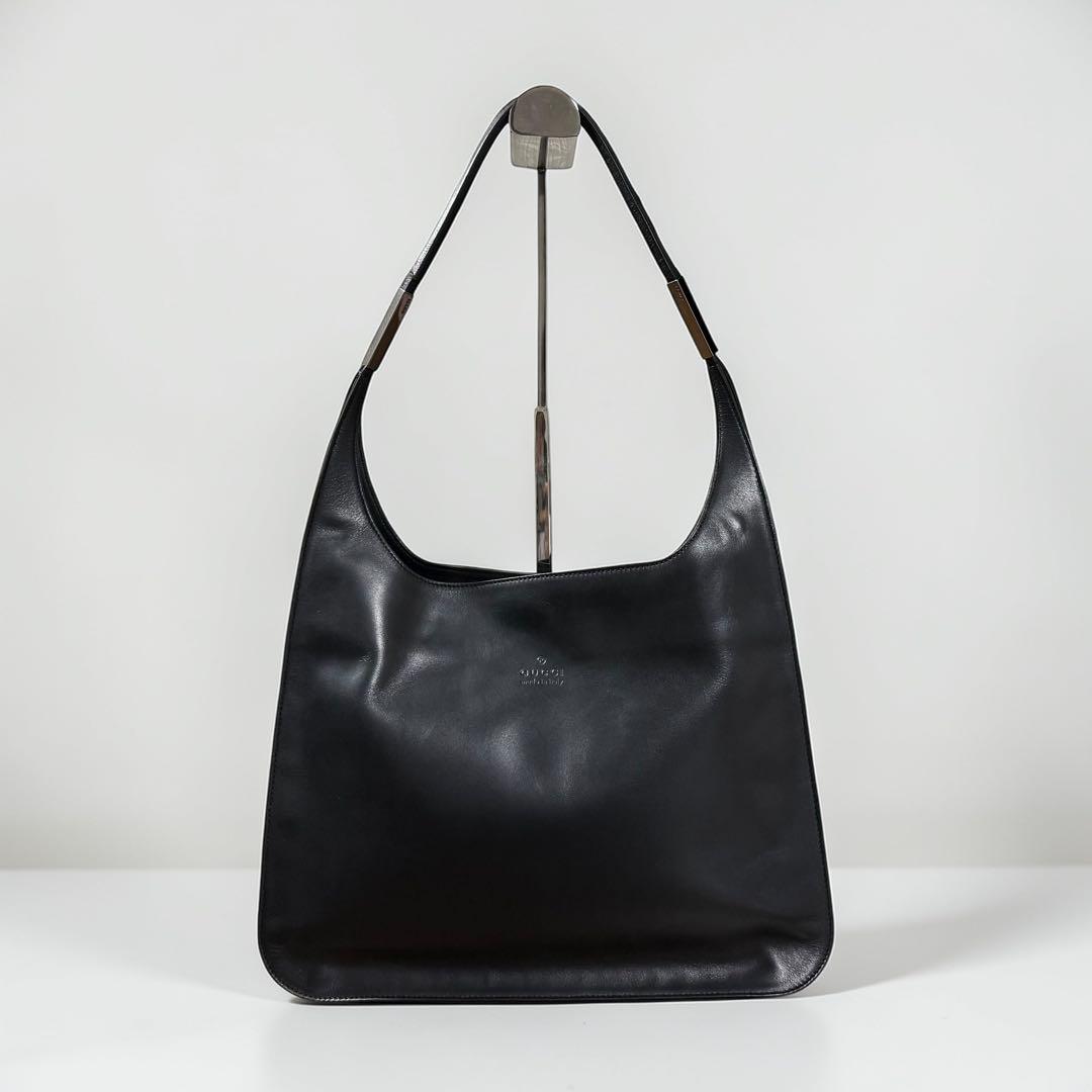 バッグ GUCCI Tom Ford Black Leather Shoulderbag