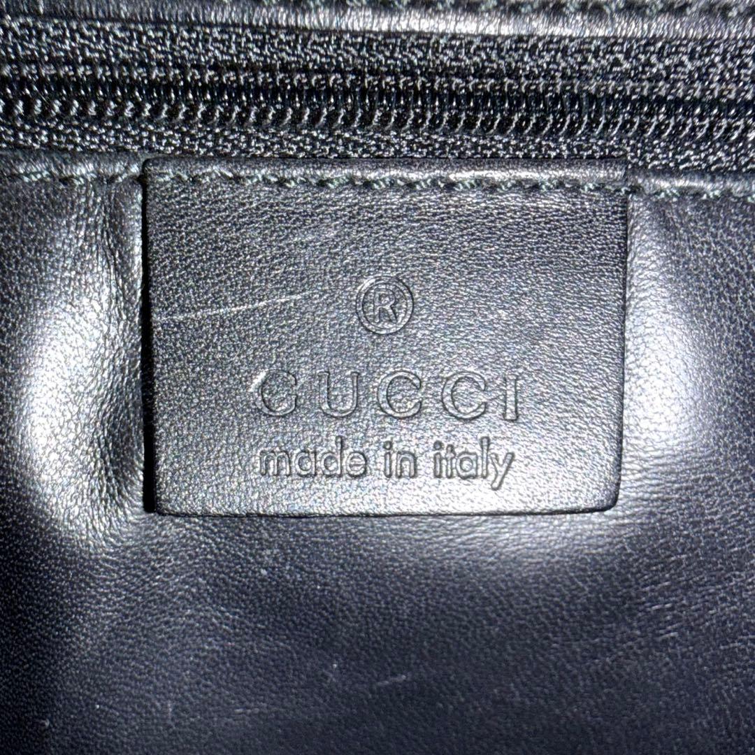 バッグ GUCCI Tom Ford Black Leather Shoulderbag