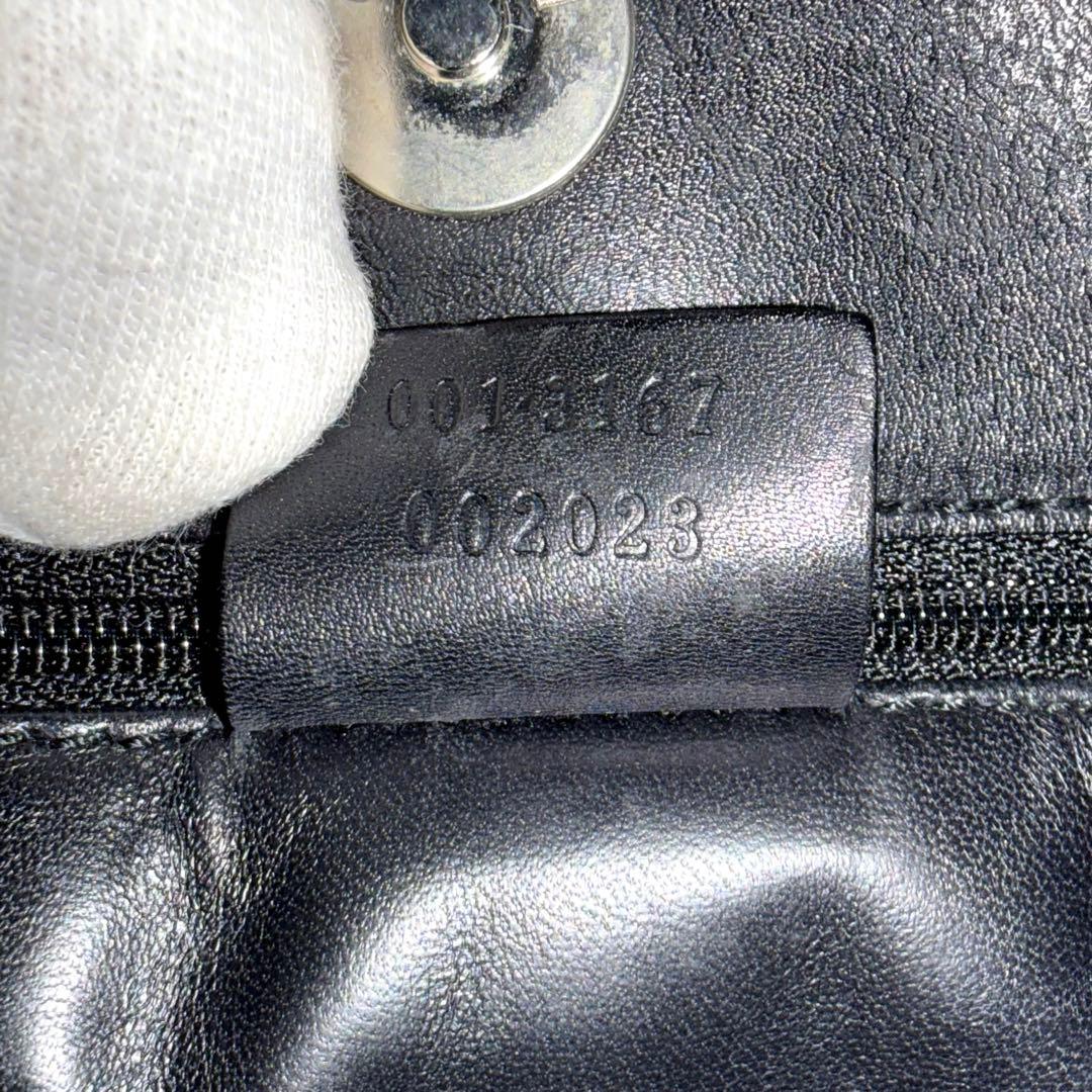 バッグ GUCCI Tom Ford Black Leather Shoulderbag