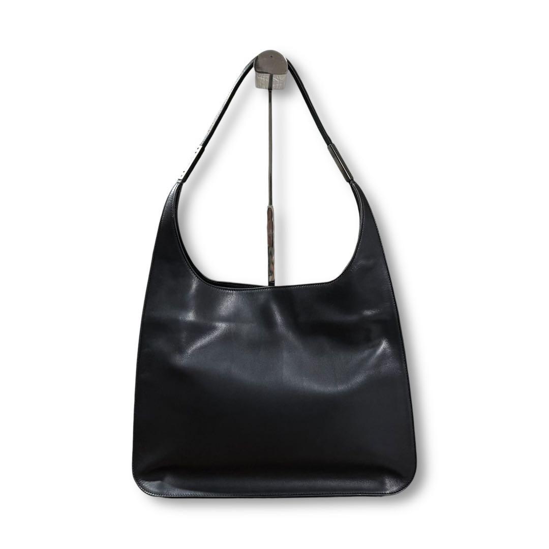 バッグ GUCCI Tom Ford Black Leather Shoulderbag