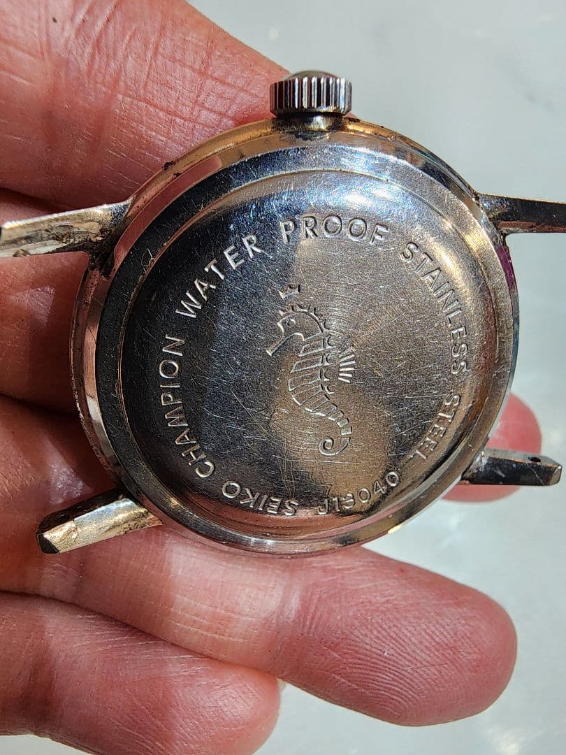 遅れあり SEIKO Champion チャンピオン Seahorse 手巻き