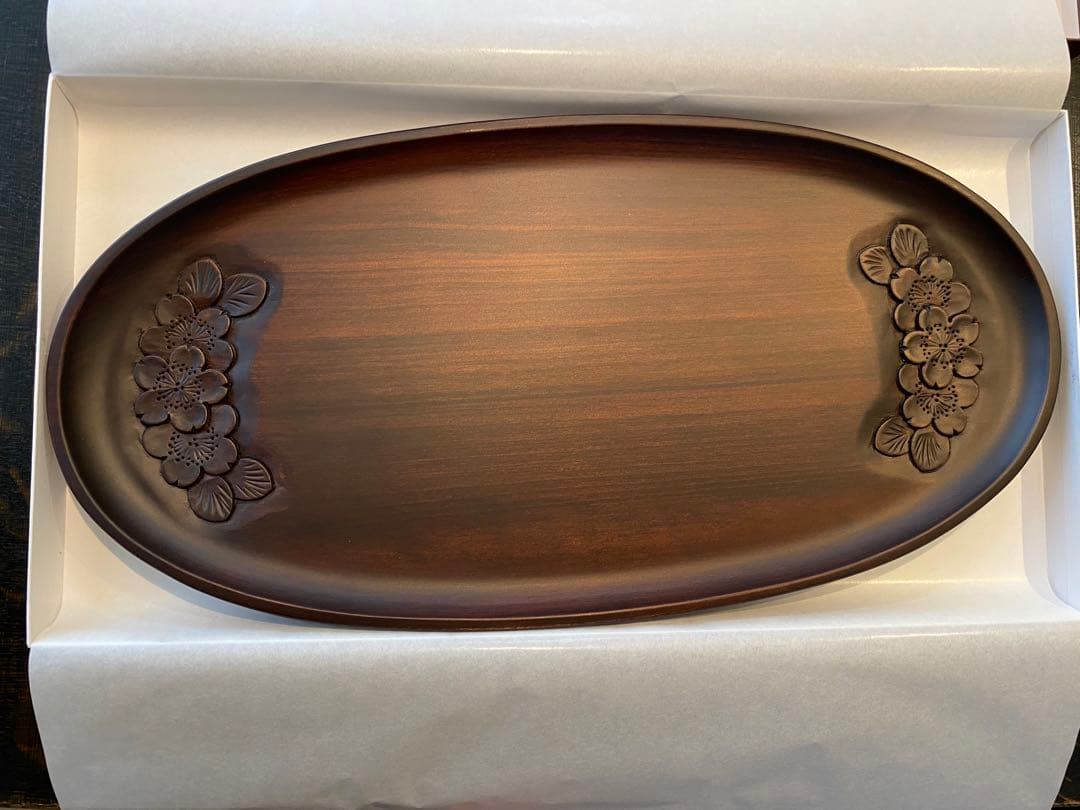 【新品】一彫堂　コーヒー盆