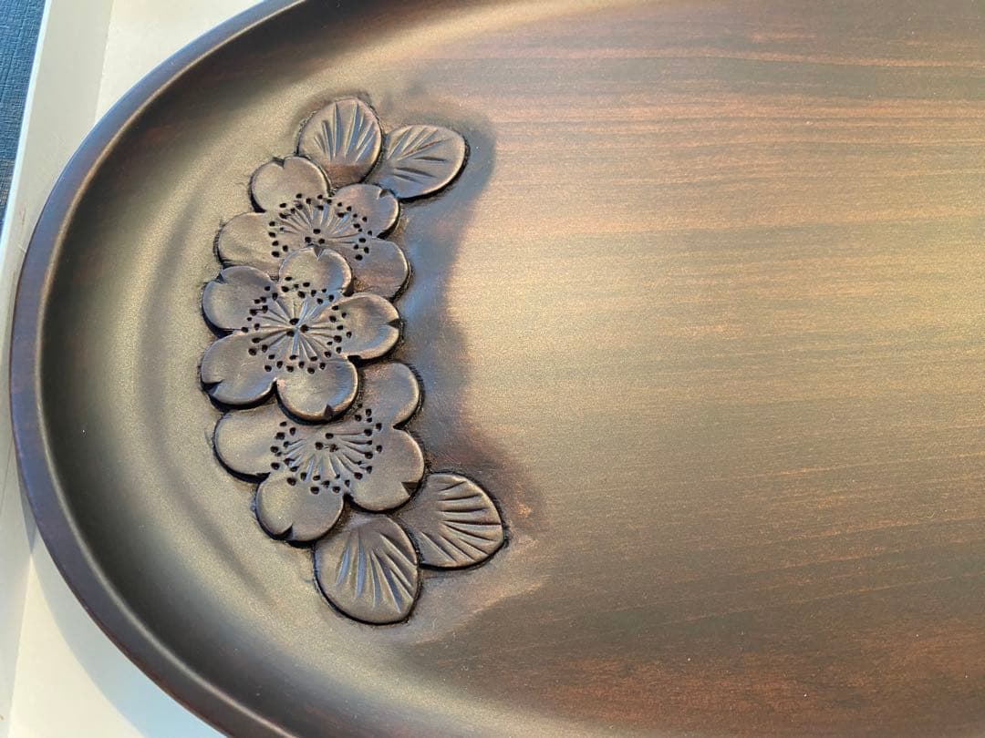 【新品】一彫堂　コーヒー盆