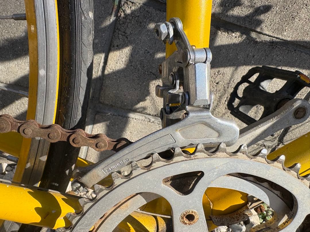 ヴィンテージ スポルティーフ 黄色｜SUNTOUR／SUGINO 現状