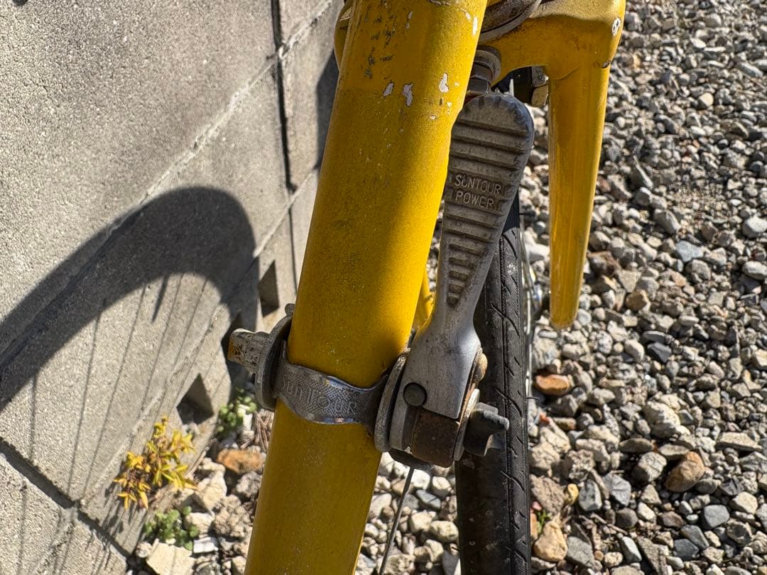 ヴィンテージ スポルティーフ 黄色｜SUNTOUR／SUGINO 現状