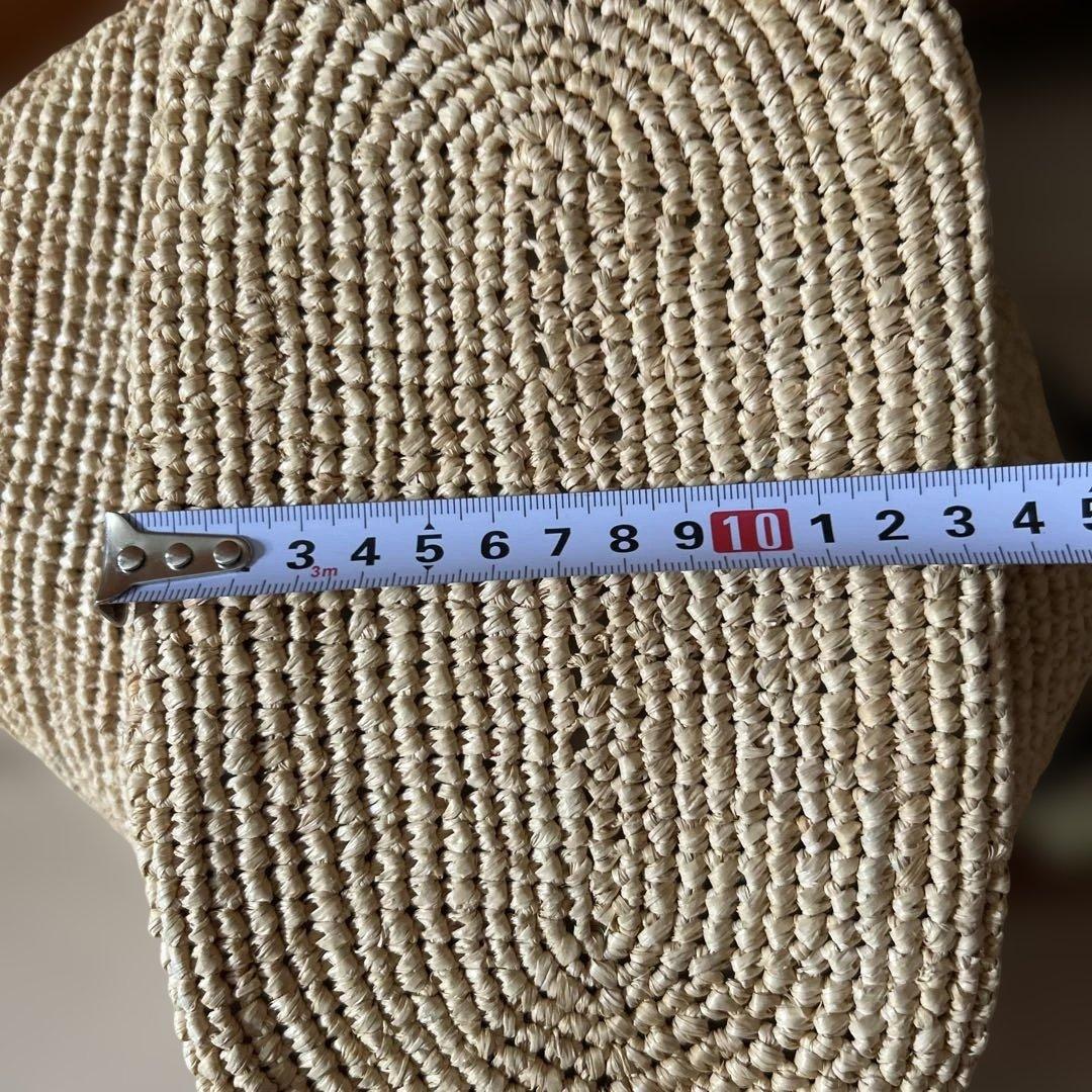 美品　ヘレンカミンスキー　ラフィアトートバッグ