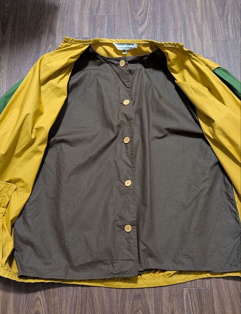 GIORGIO ARMANI ノーカラージャケット 80s