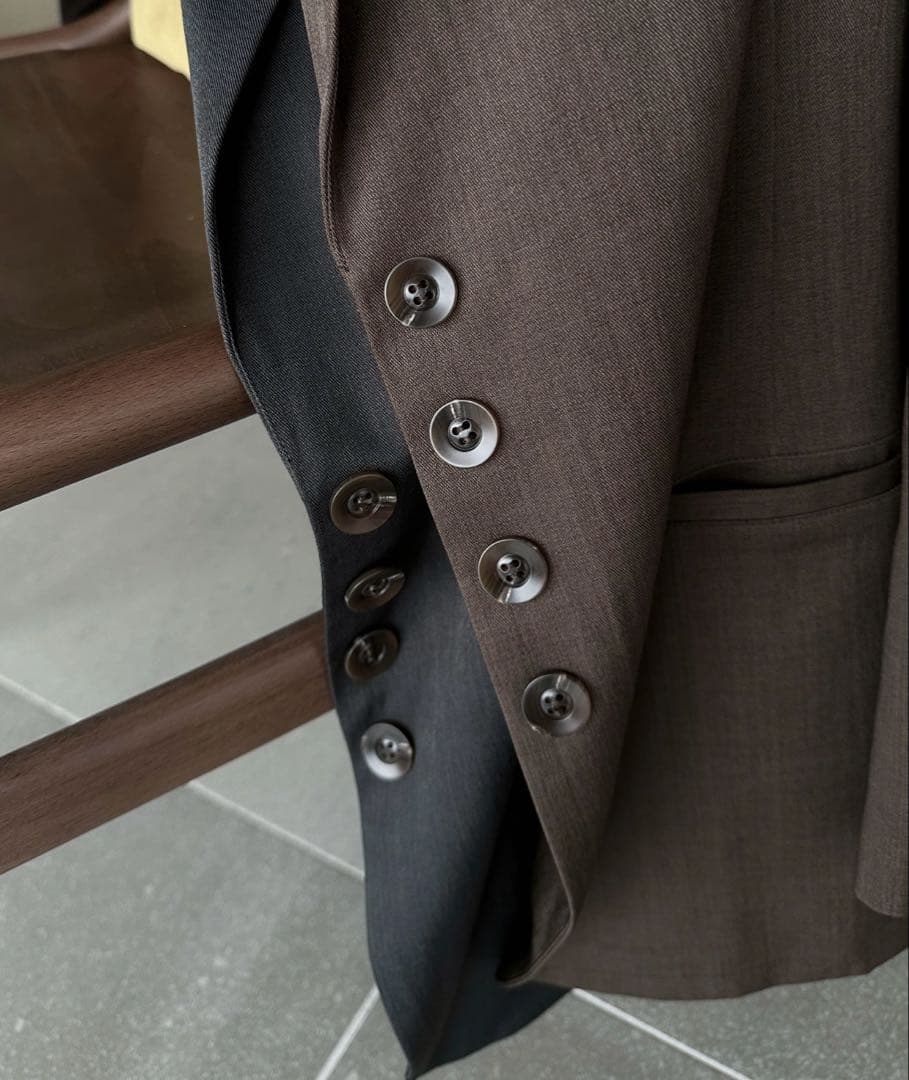 feepur フェピュール テーラードオーバージャケット　ブラウン