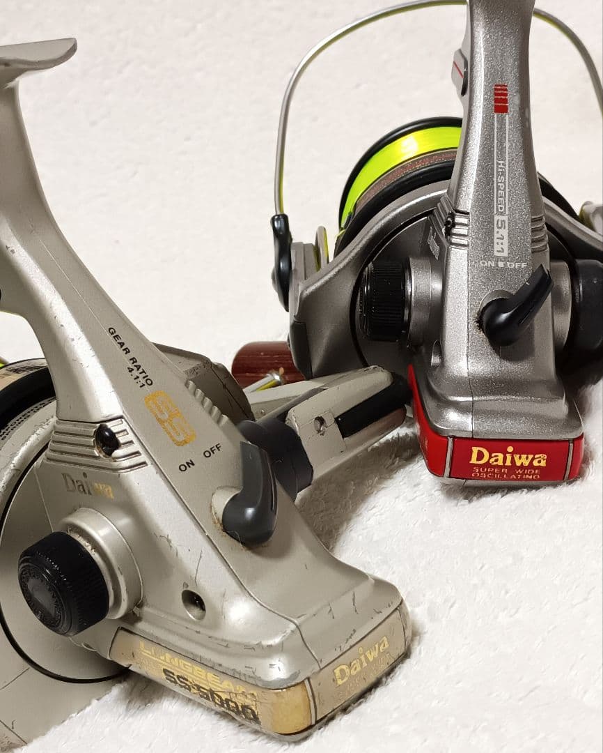 ダイワロングビームSS-5000&ST-2000H遠投カゴ釣り専用リール新品糸付