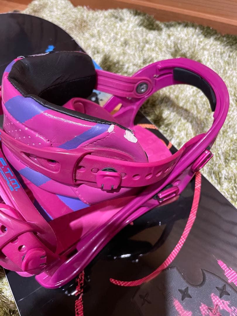 スノーボード　板　ビンディング　レディースセット　scooter flux