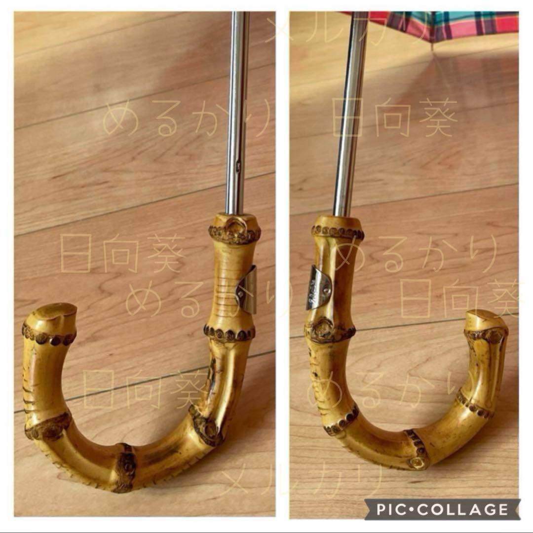 トラディショナルウェザーウェア　　　折り畳み傘　マドラスチェック柄