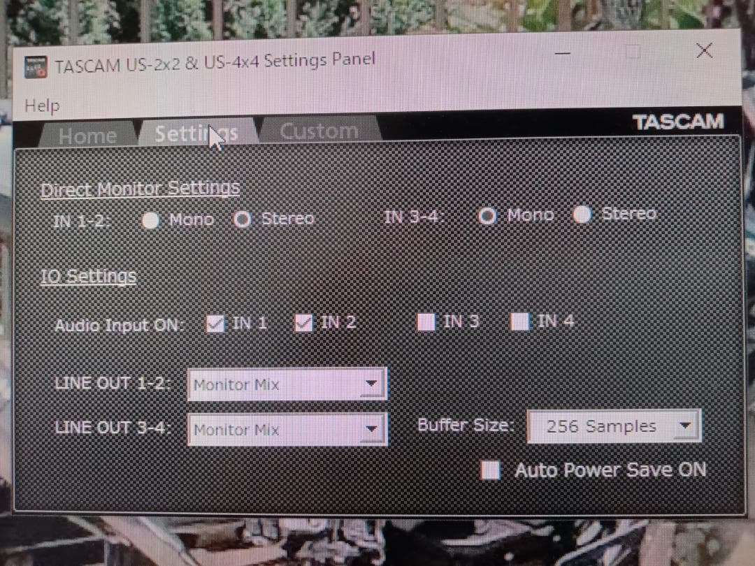 TASCAM US4×4 オーディオインターフェイス　中古