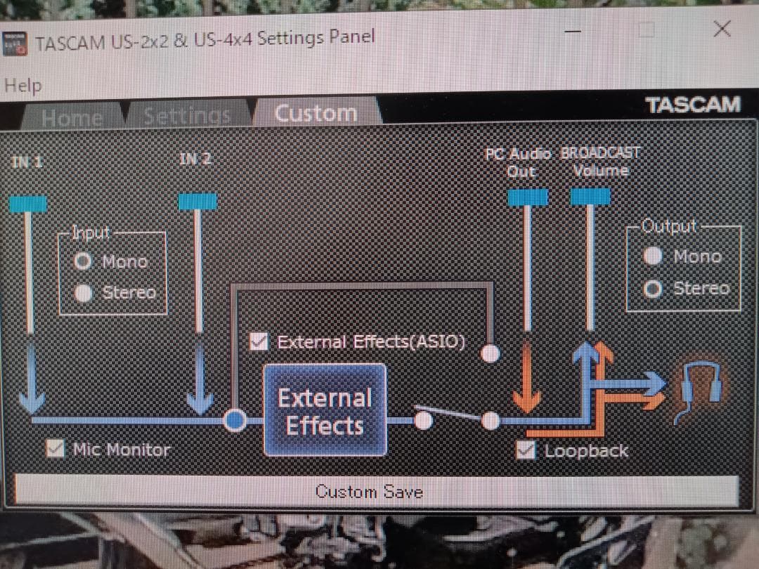 TASCAM US4×4 オーディオインターフェイス　中古