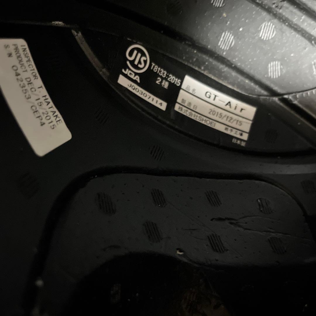Gt-air SHOEI XLサイズ 美品　シールド2枚付き