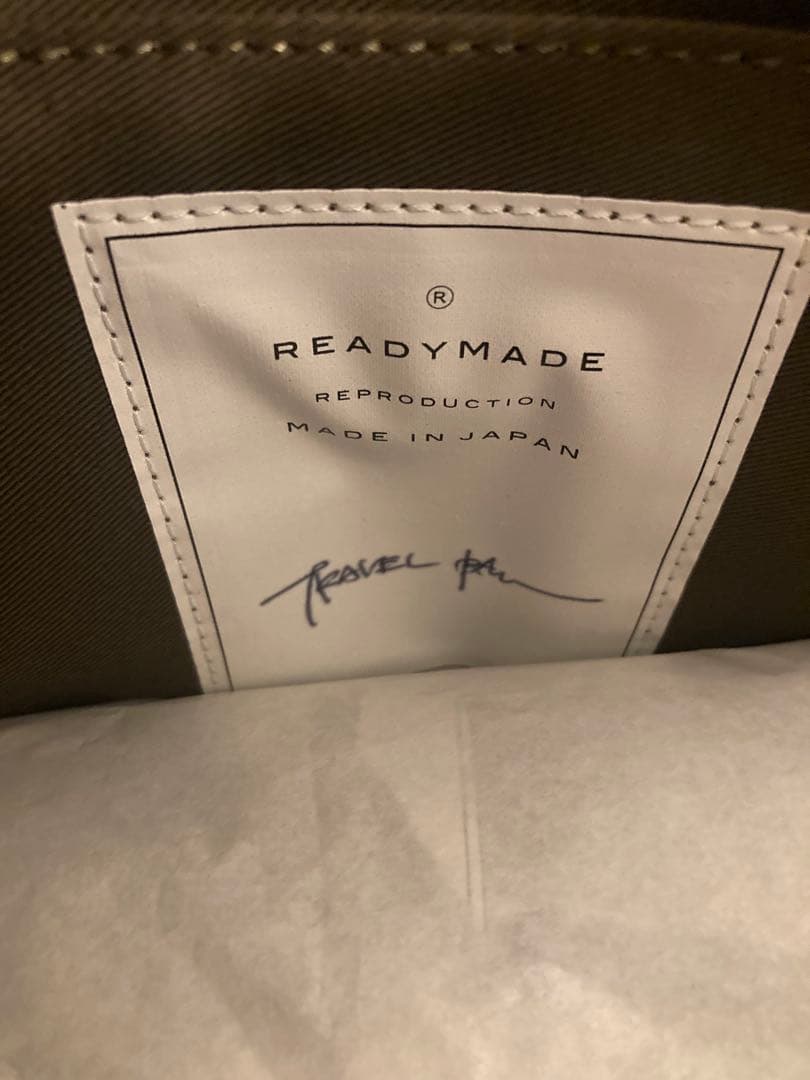 新品未使用READYMADE Travel Bag Large