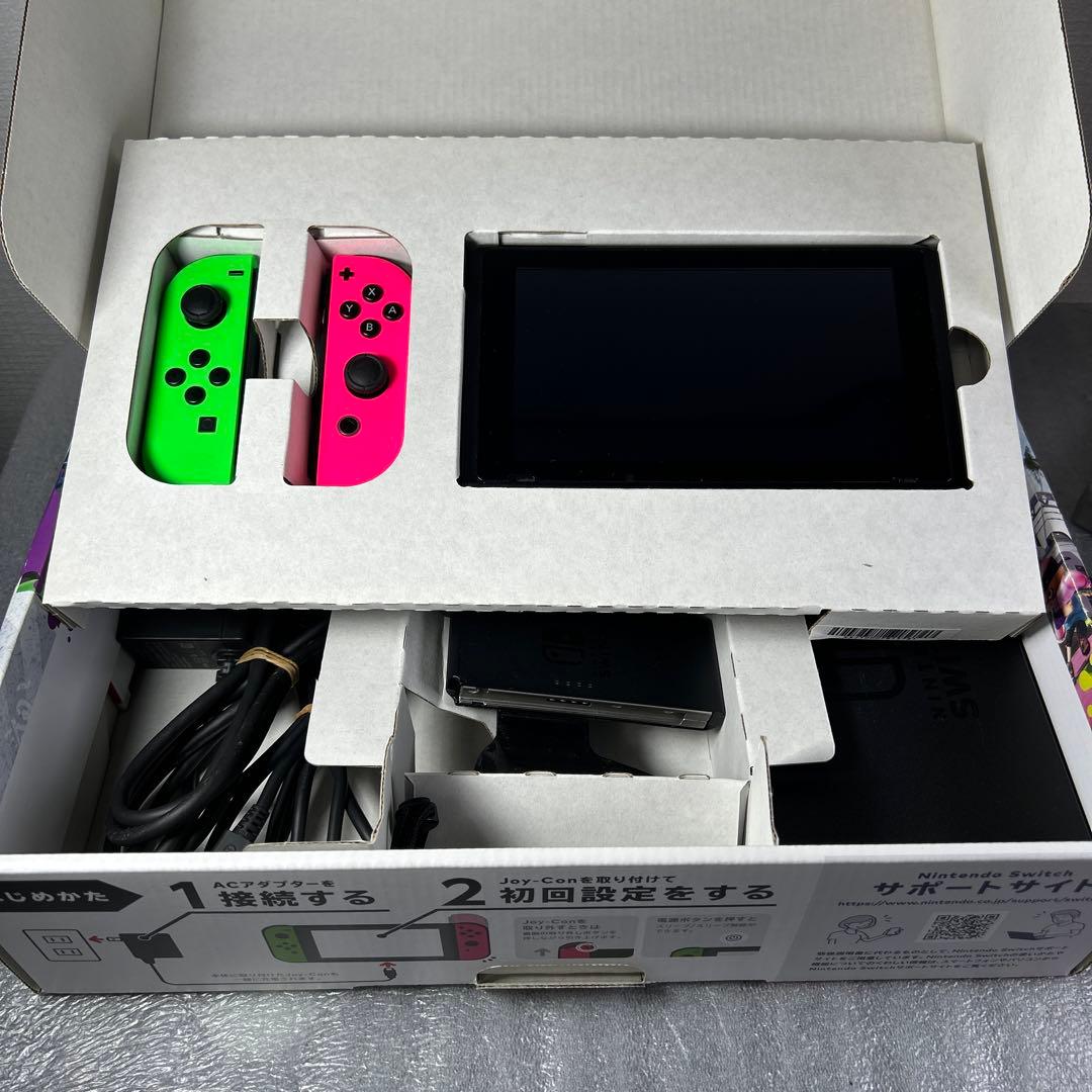【箱付】ニンテンドースイッチ スプラトゥーン2セット 動作確認済