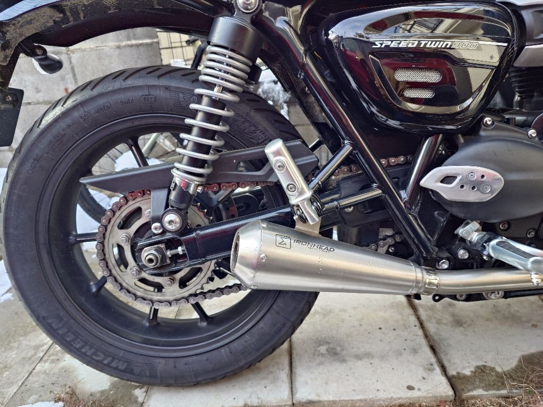 【ずん】イクシル マフラー スピードツイン900 OT460-461SS