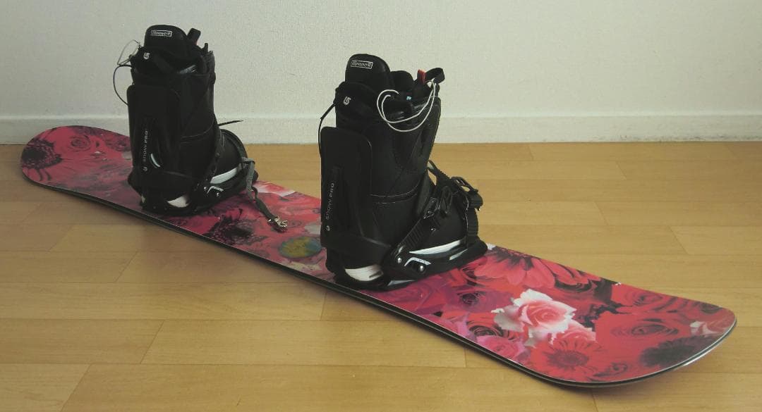 ■■1月限定■送料無料■SLQ■女性用スノボセット■145/24.5■WAX済■