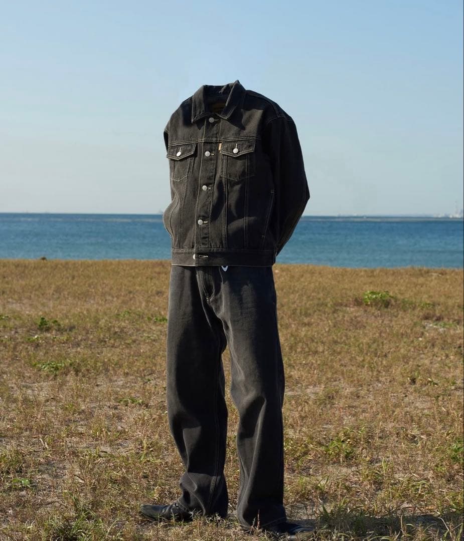 BELVET ベルベットBlack Denim Jacket デニムジャケットM