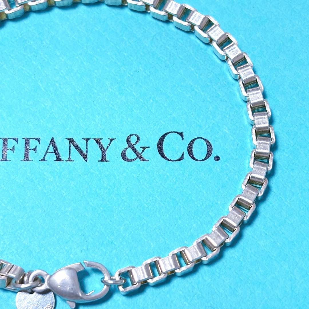 【美品】19.2cm ティファニー ベネチアン ブレスレット シルバー925