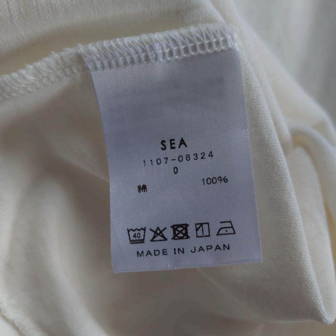 SEAVALLEY スケーターL/S TEE 0 WHITE Tシャツ ロンT
