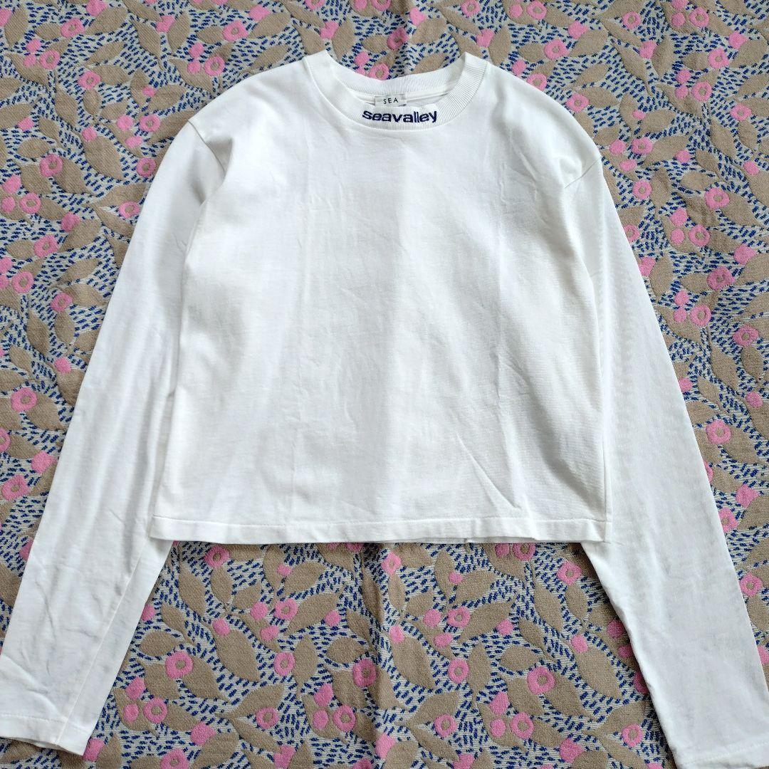 SEAVALLEY スケーターL/S TEE 0 WHITE Tシャツ ロンT