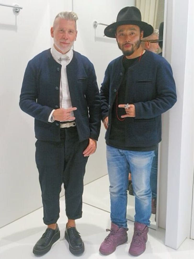 【小木氏着】UNITED ARROWS&SONS ノーカラージャケット サイズL