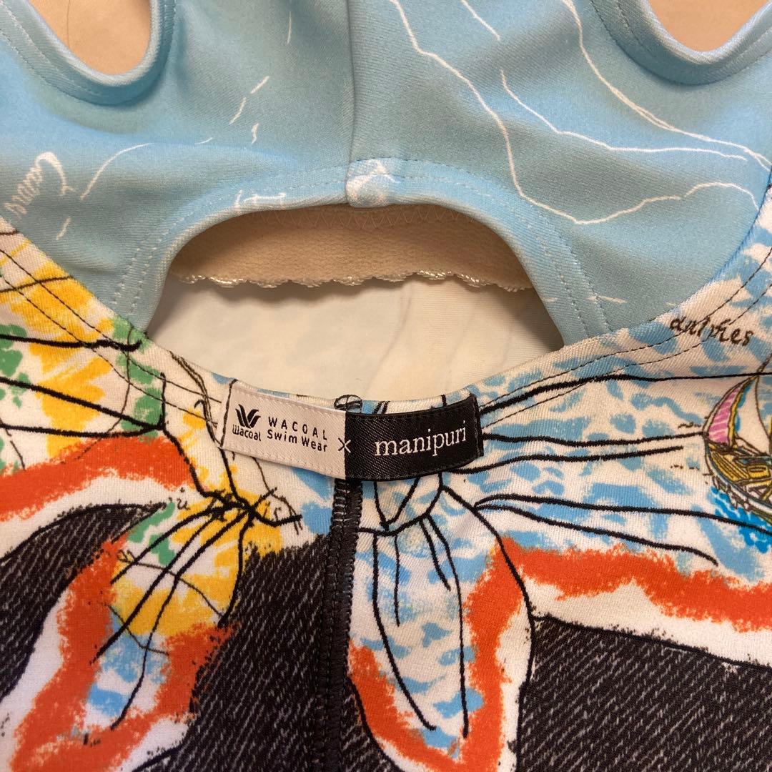 地図柄 スポーツ用水着 ワコール