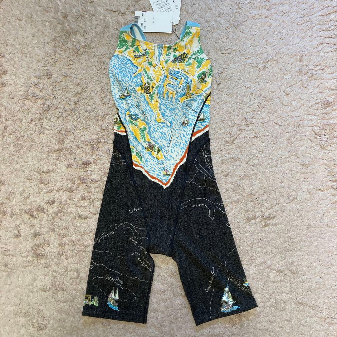 地図柄 スポーツ用水着 ワコール