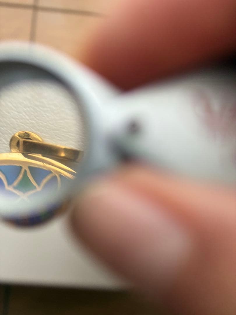 ふうさん専用　K18ステンドグラスペンダントトップ