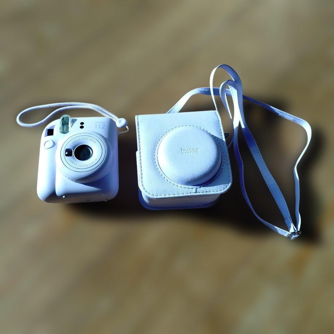 instax mini 12　カメラとケースセット
