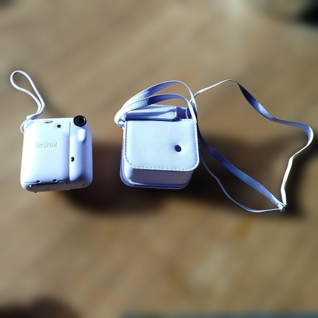 instax mini 12　カメラとケースセット