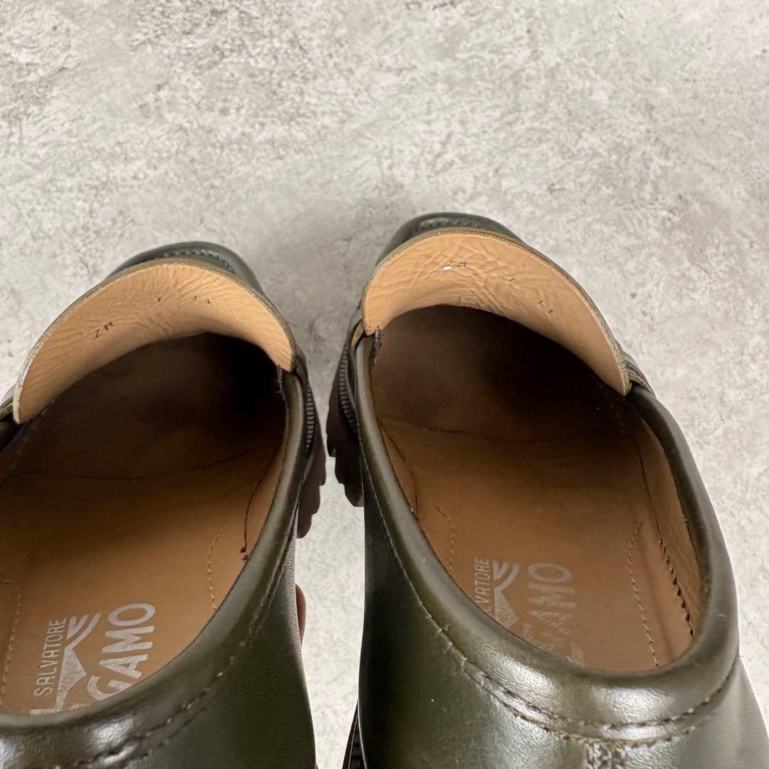 サルヴァトーレ フェラガモ　ガンチーニ　厚底　プラットフォーム　ラグソール　7