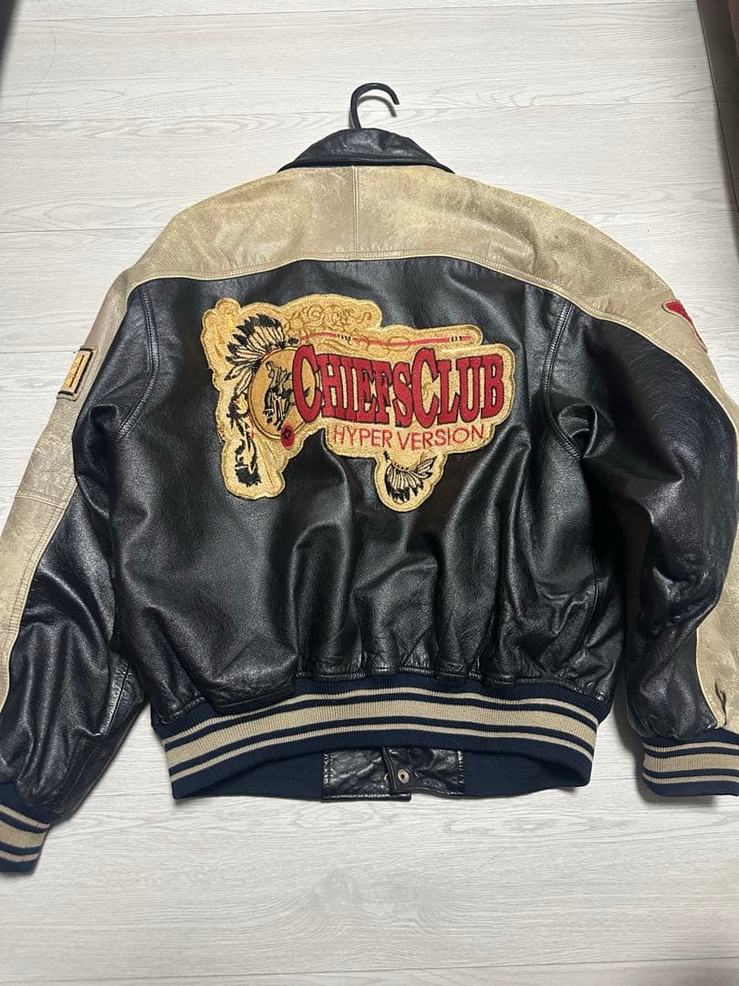 レザースタジャン アメリカンジャケット 00s