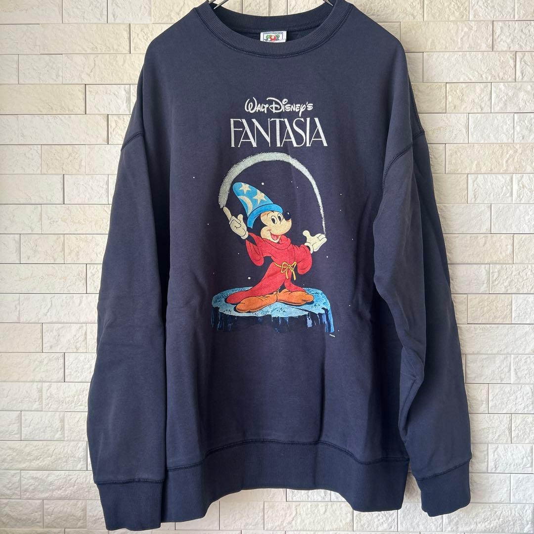 ウォルト・ディズニー ファンタジア 長袖スウェット　古着　XL ユニセックス