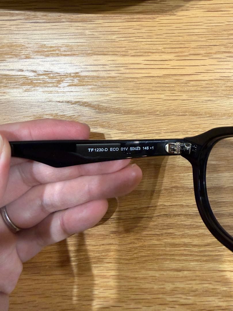 日本企画 TOM FORD FT1230-D 01V ブラック ロンハーマン