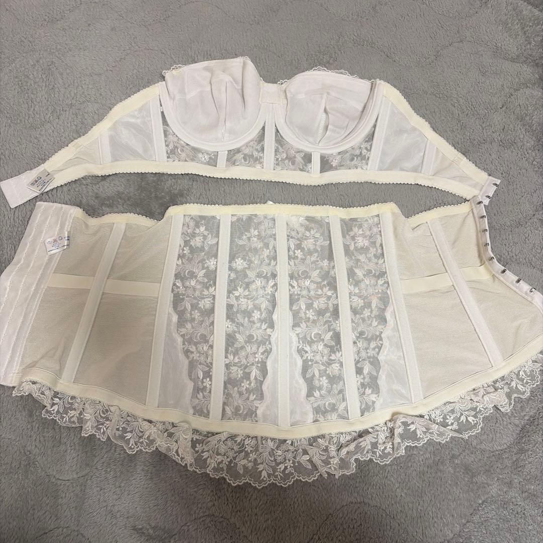 セモア　ブライダルインナー セット　D70 ウエストニッパー64cm ドロワーズ