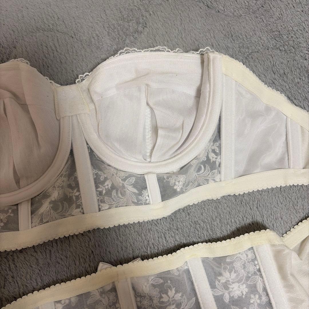 セモア　ブライダルインナー セット　D70 ウエストニッパー64cm ドロワーズ