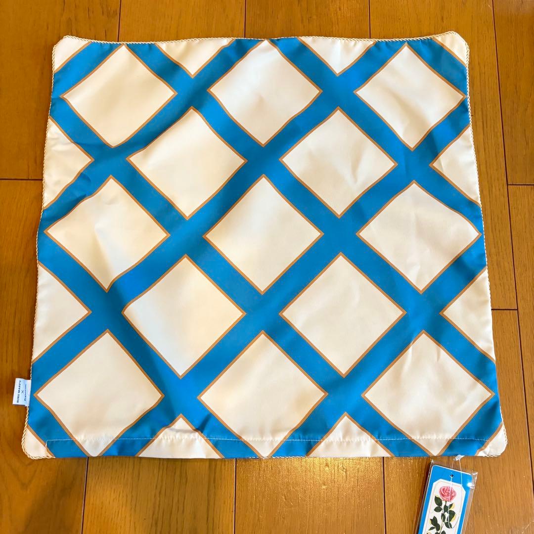 ルルメリー　フランフラン　 バラの花柄クッションカバー 赤バラピンクバラ　２枚