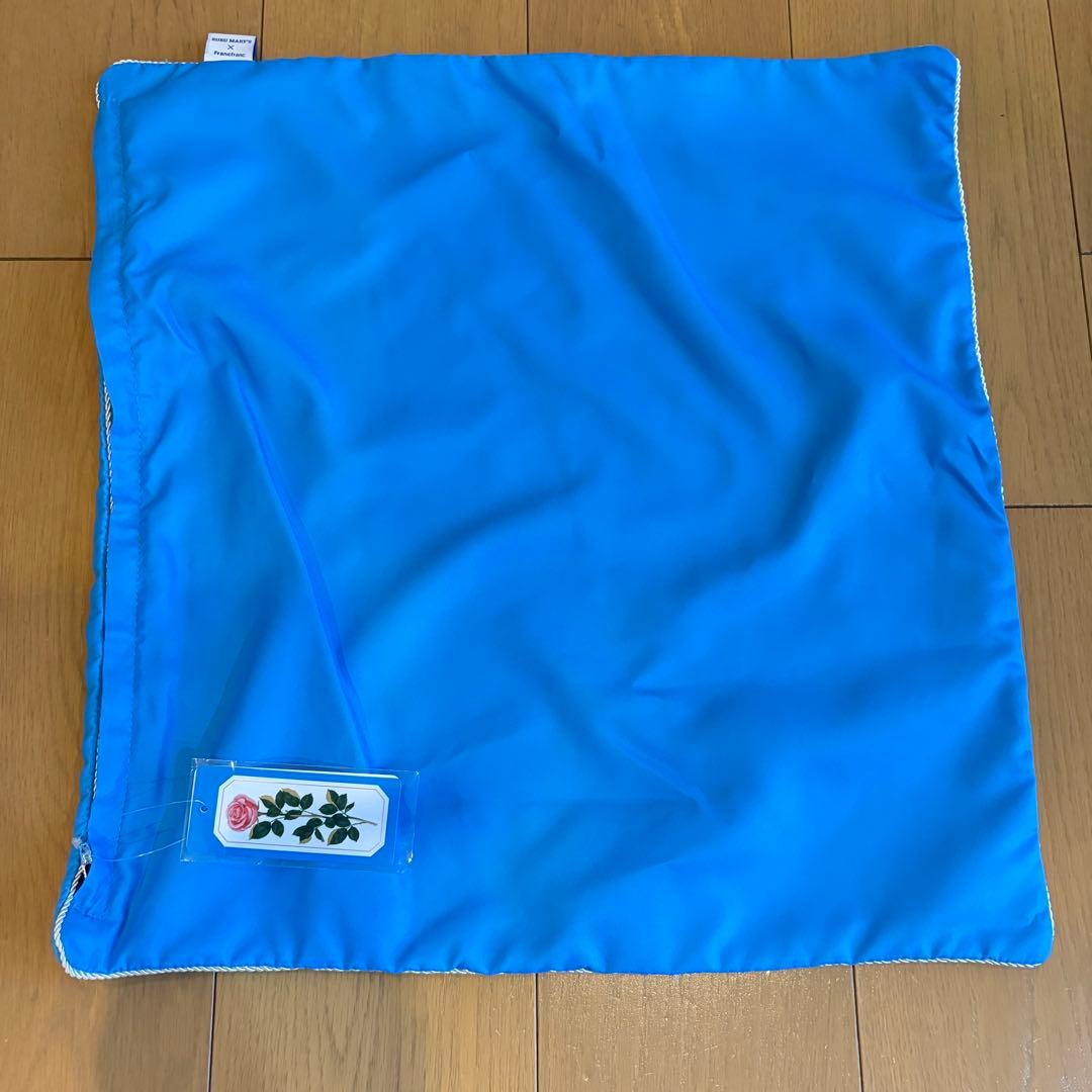 ルルメリー　フランフラン　 バラの花柄クッションカバー 赤バラピンクバラ　２枚