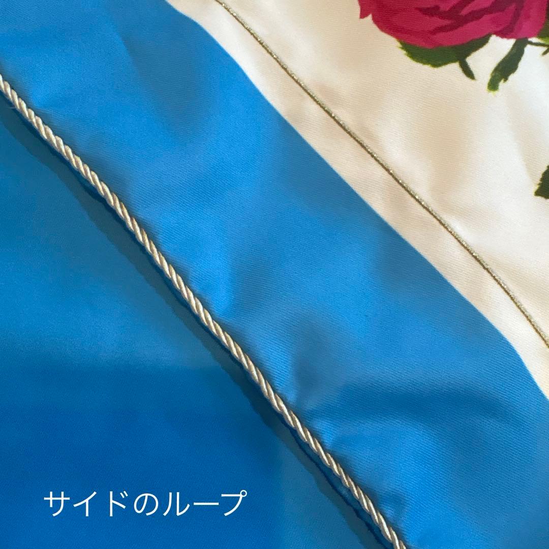 ルルメリー　フランフラン　 バラの花柄クッションカバー 赤バラピンクバラ　２枚